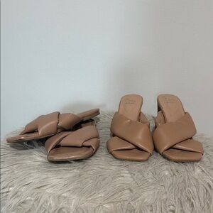 *BUNDLE* A New Day Tan Mules and Slides